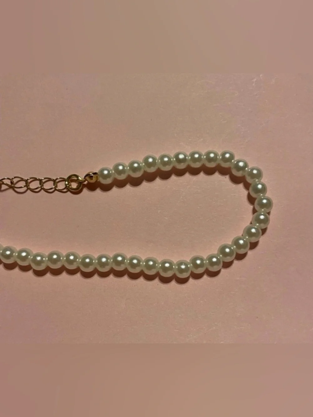 Costume Faux Pearl Necklace #9367